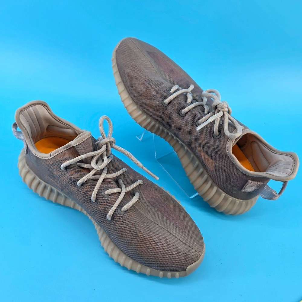 Adidas Yeezy Boost 350 V2 Mono Mist Brown Grey Sneakers GW2871 Mens 10.5